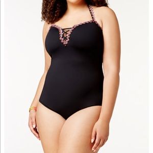 Becca Etc Mardi Gras one piece 0x